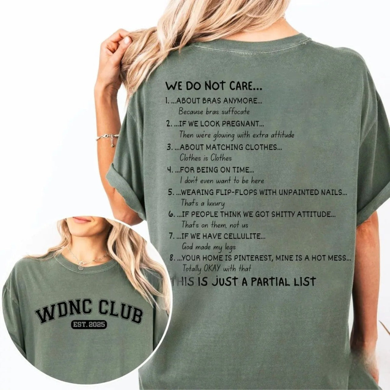 We Do Not Care Club T Shirt